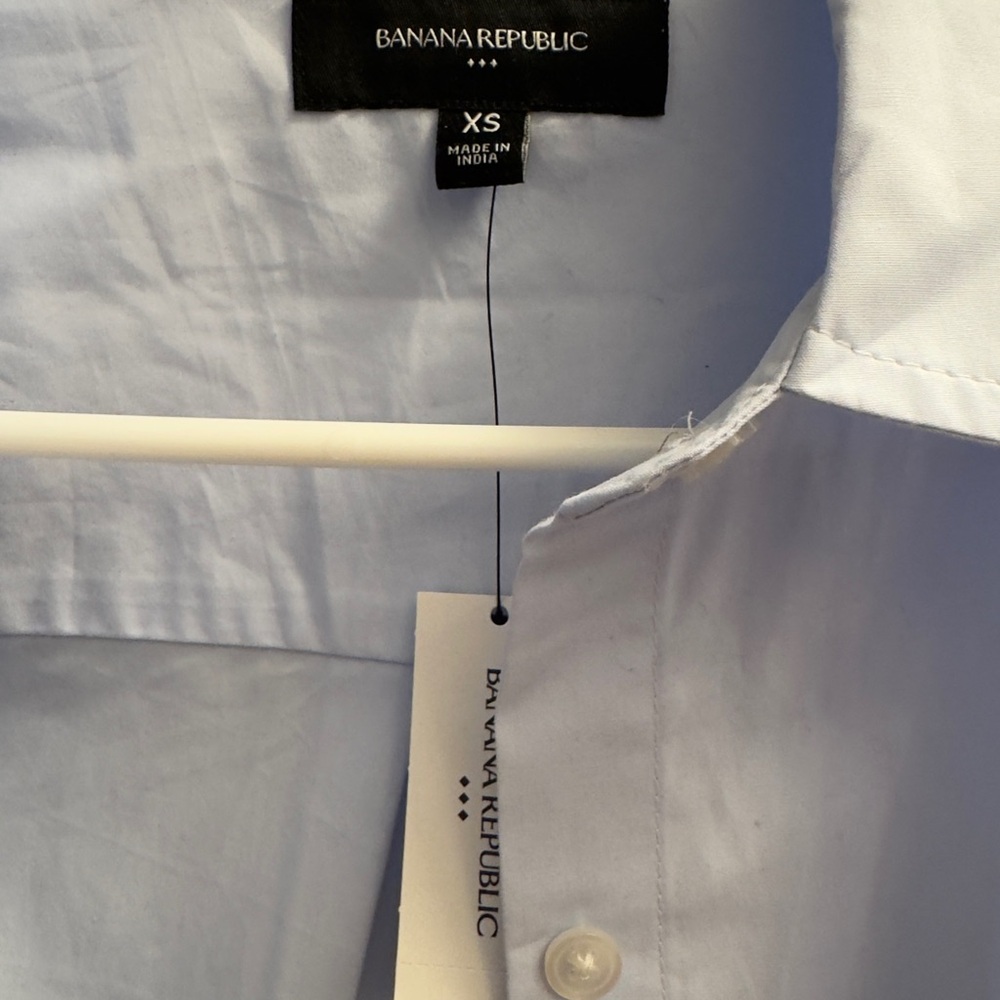 Banana Republic Men's Sky Blue Dress Shirt